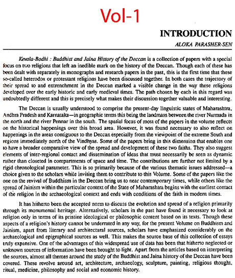 Kevala-Bodhi: Buddhist and Jaina History of The Deccan (The BSL Commemorative Volume) (Set Of 2 Vols.) - Retail Maharaj