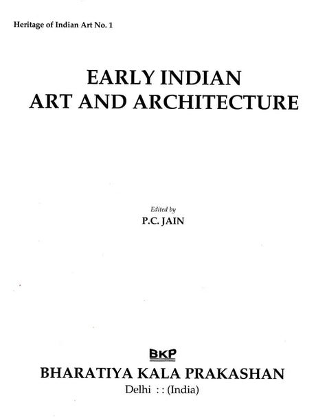 Early Indian Art and Architecture - Retail Maharaj