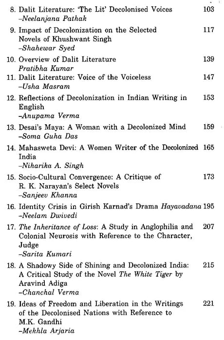 New English Literature of the Decolonized Nations - Retail Maharaj