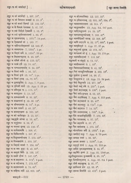 महाभारतस्थ- श्लोक पाद सूची- The Pratika- Index of The Mahabharata- Being a Comprehensive Index of Verse-Quarters Occurring in The Critical Edition of The Mahabharata (An Old and Rare Book in Set of 6 Volumes) - Retail Maharaj