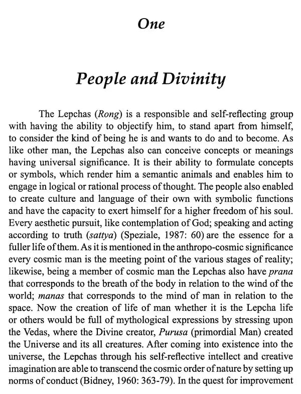 Lepcha Life and Culture: God, Beliefs & Myths - Retail Maharaj