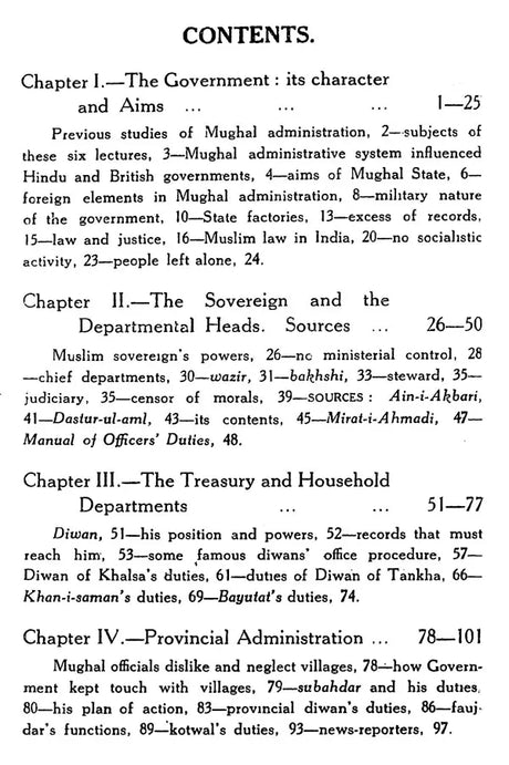 Mughal Administration - Retail Maharaj