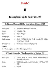 Inscriptions of Shivpuri (Material for the History of Gopadri Region) (Set of 2 Volumes) - Retail Maharaj