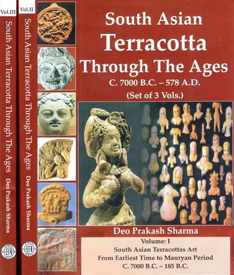 South Asian Terracotta- Through The Ages (C. 7000 B.C.-578 A.D.) (Set of 3 Volumes) - Retail Maharaj