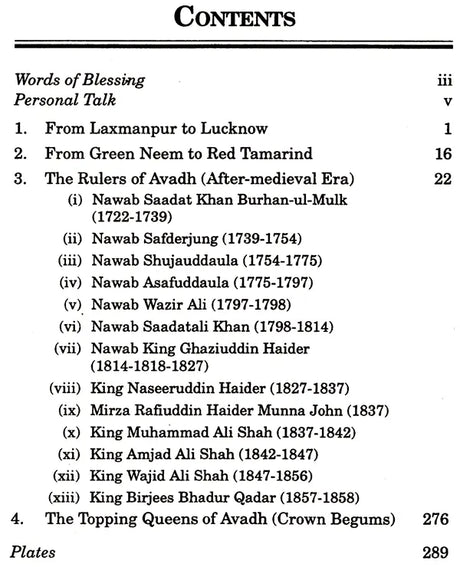 Rulers of Avadh Tajdare Avadh - Retail Maharaj