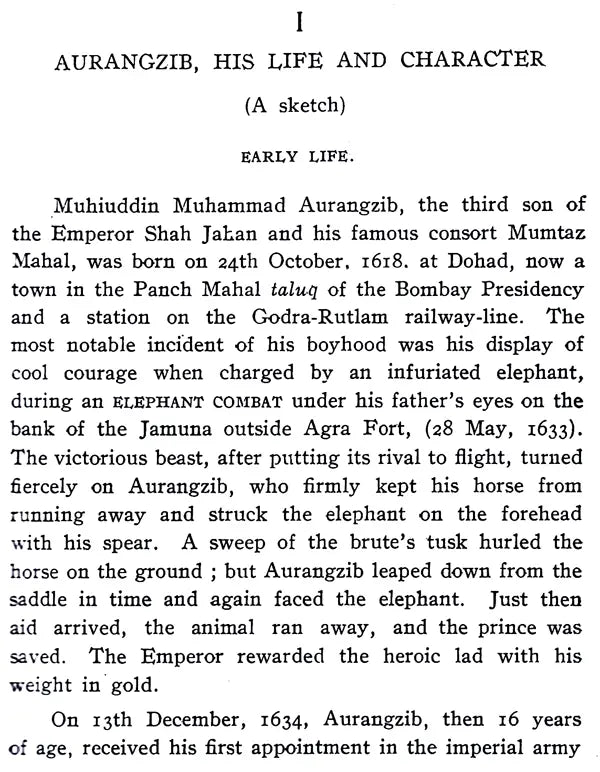 Studies in Aurangzib's Reign- Being Studies in Mughal India, First Series - Retail Maharaj