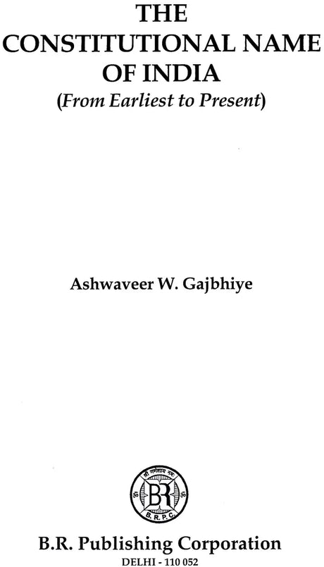 The Constitutional Name of India (From Earliest to Present) - Retail Maharaj