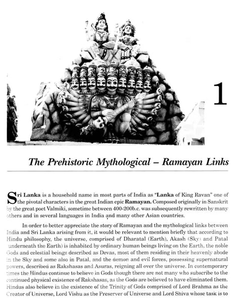 Prehistoric, Mythological And Legendary Links Sri Lanka - India - Retail Maharaj