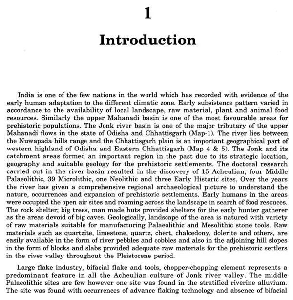 Prehistoric Archaeology In Central - Eastern India - Jonk River - Retail Maharaj