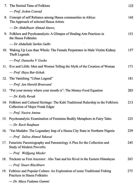 Psycho Cultural Analysis of Folklore (In memory of Prof. ALAN DUNDES) (Set of 2 Volumes) - Retail Maharaj