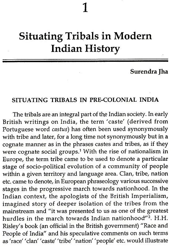 Situating Tribals in Indian History - Retail Maharaj
