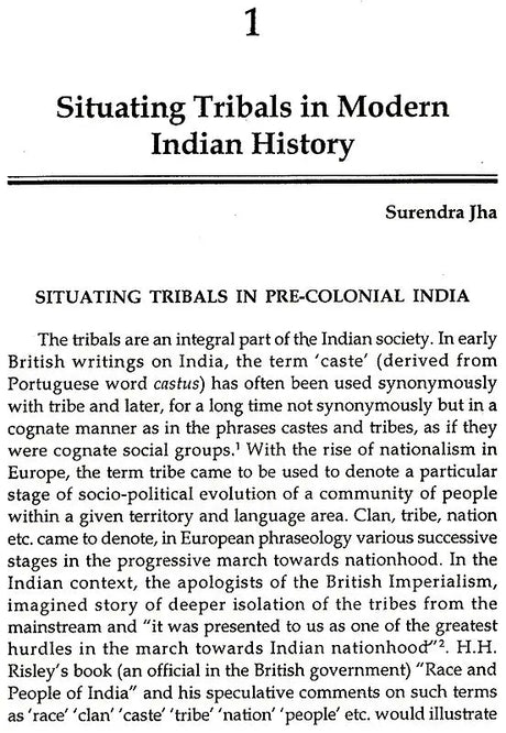 Situating Tribals in Indian History - Retail Maharaj