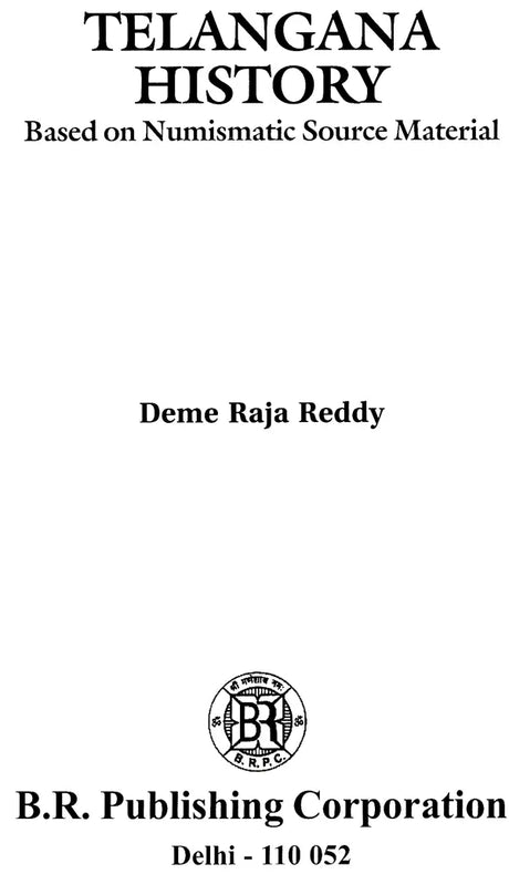 Telangana History Based on Numismatic Source Material - Retail Maharaj