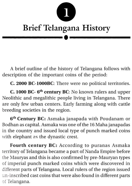 Telangana History Based on Numismatic Source Material - Retail Maharaj