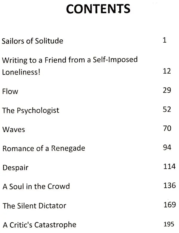 Sailors of Solitude-Collection of Short Stories - Retail Maharaj