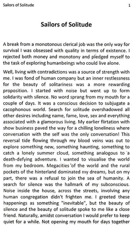Sailors of Solitude-Collection of Short Stories - Retail Maharaj