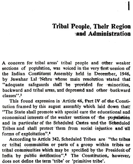 Tribal Administration in India - Retail Maharaj