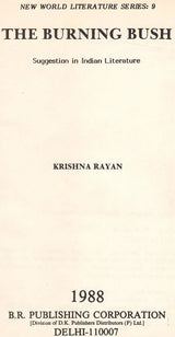 The Burning Bush - Suggestion in Indian Literature (An Old & Rare Book) - Retail Maharaj