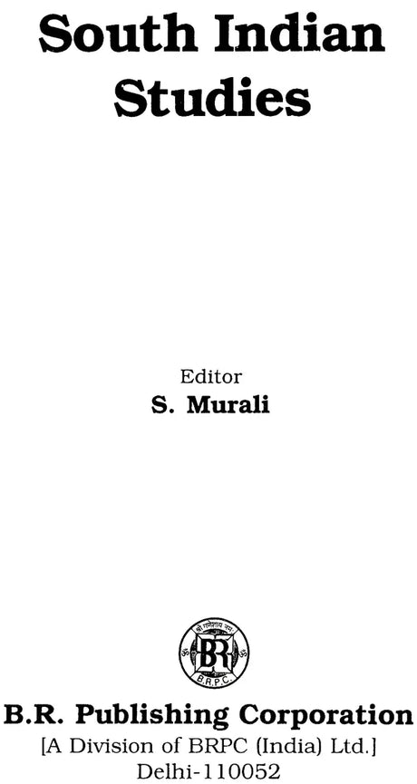 South Indian Studies - Retail Maharaj