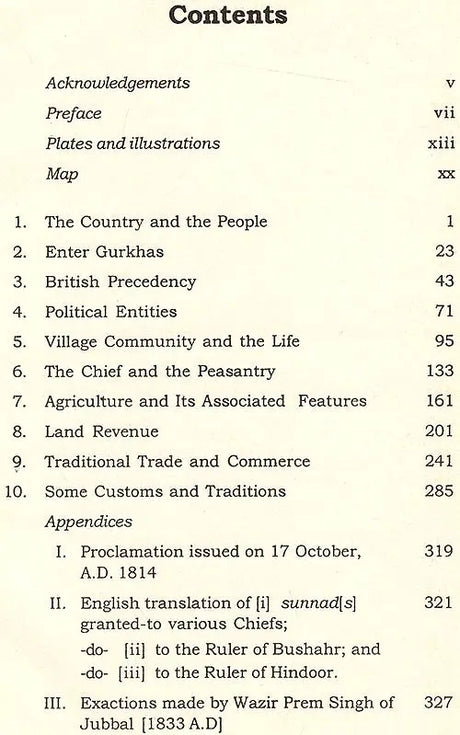 Shimla Hill States in The 19th Century (An Old & Rare Book) - Retail Maharaj