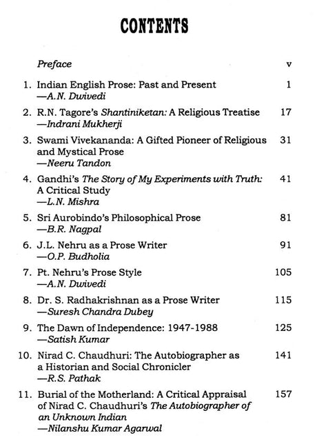 Studies in Contemporary Indian English Prose - Retail Maharaj