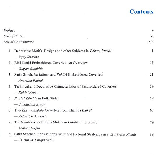 Splendors of Pahari Embroidery - Retail Maharaj