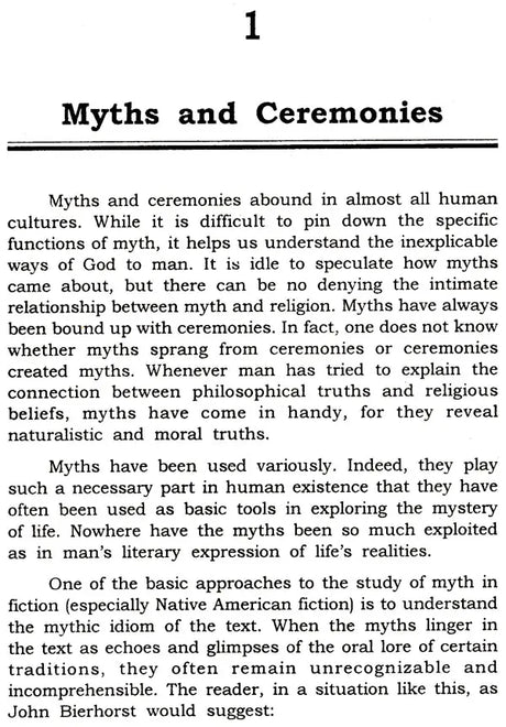 Renewal Through Ritual Myths And Ceremonies in Native American Fiction - Retail Maharaj