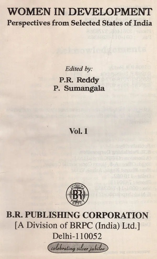 Women in Development- Perspectives from Selected States of India in Set of 2 Volumes (An Old and Rare Set) - Retail Maharaj