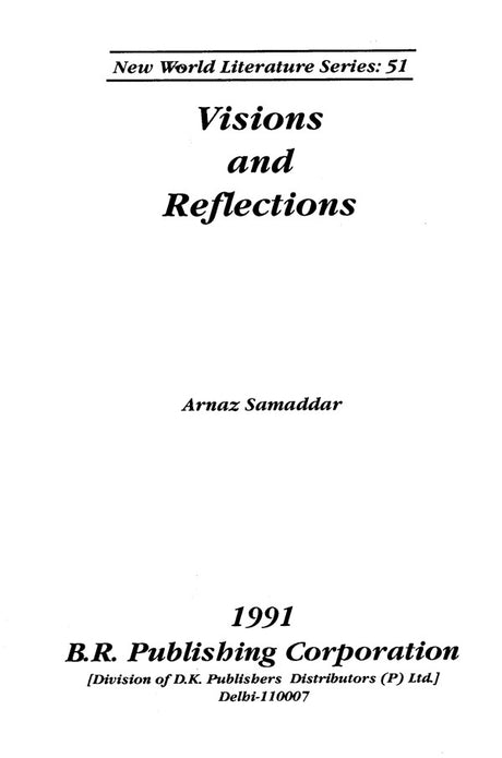 Visions and Reflections- Poems and Paintings (An Old and Rare Book) - Retail Maharaj