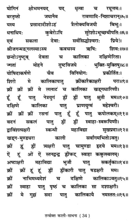 Tantrokt Kali Sadhna - Panchang Ewam Tantra Prayog [Hindi] - Retail Maharaj