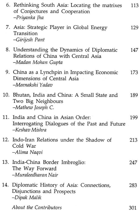 Diplomatic History of Asia- Changing Contours - Retail Maharaj