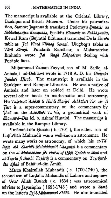 Mathematics in Ancient and Medieval India - Retail Maharaj