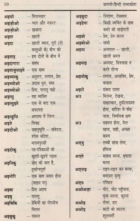 जापानी हिन्दी शब्दकोश: Japanese Hindi Dictionary - Retail Maharaj