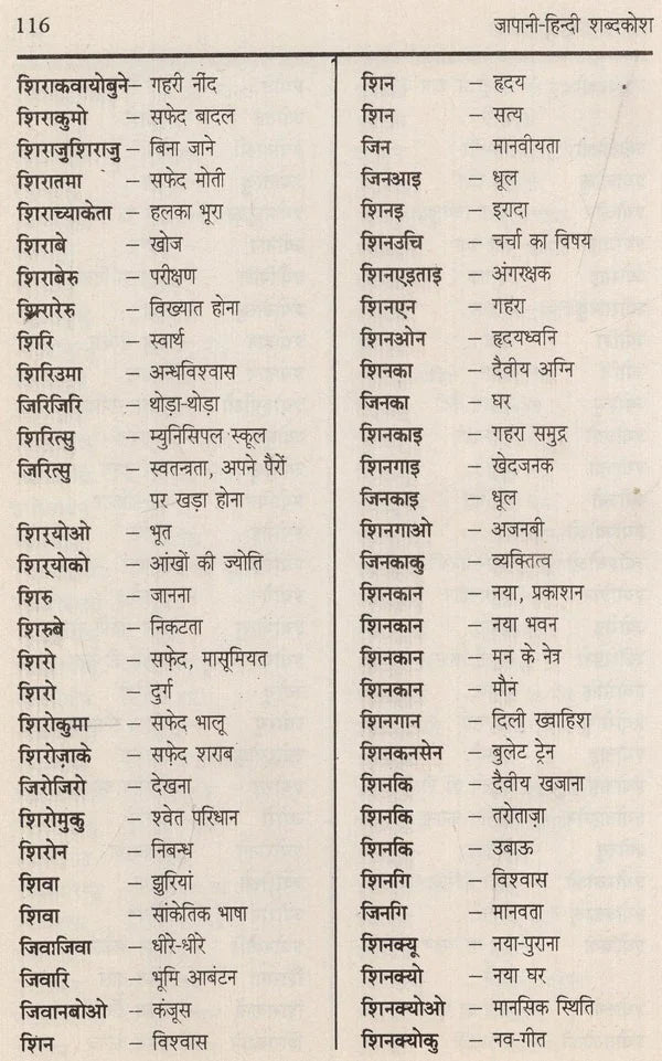 जापानी हिन्दी शब्दकोश: Japanese Hindi Dictionary - Retail Maharaj