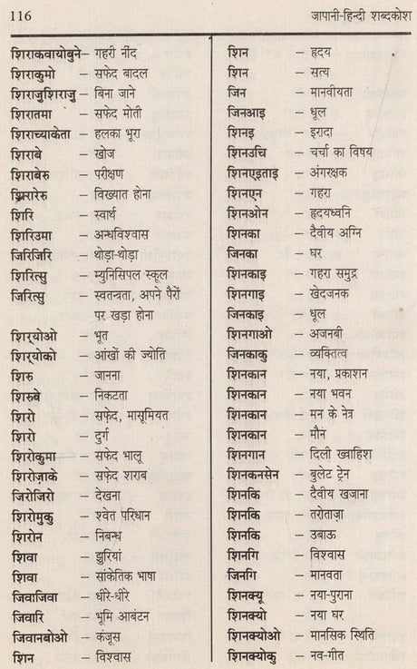 जापानी हिन्दी शब्दकोश: Japanese Hindi Dictionary - Retail Maharaj