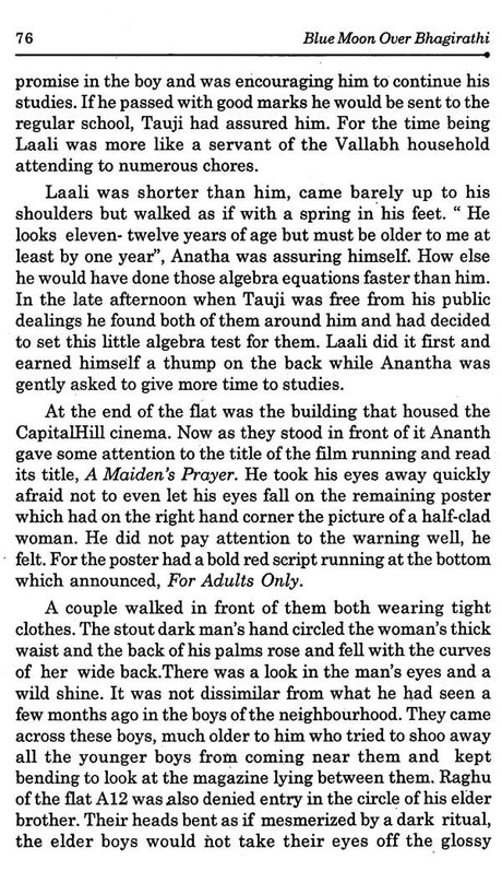 Blue Moon Over Bhagirathi - Retail Maharaj