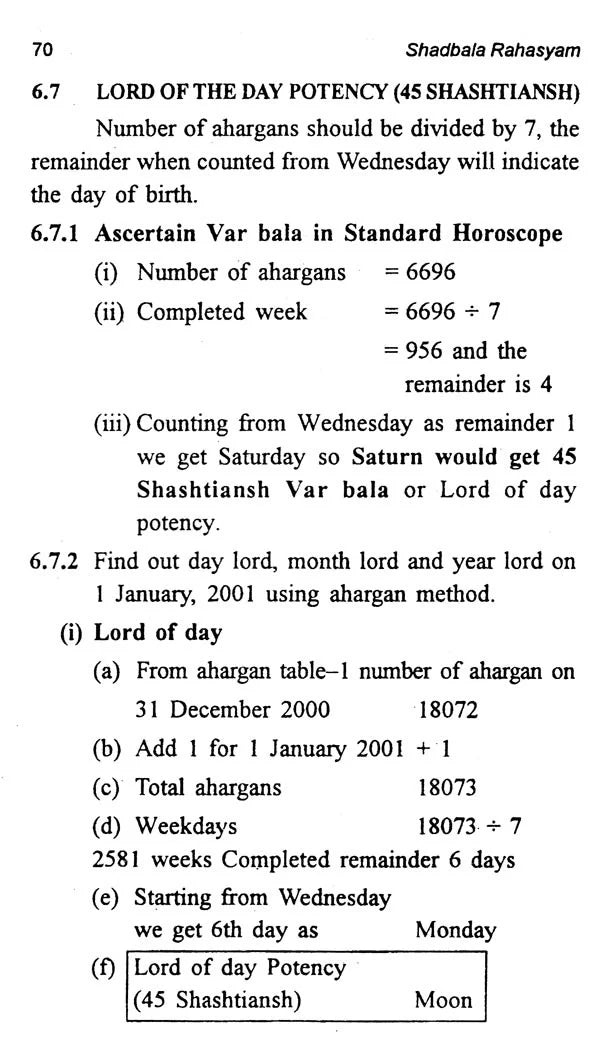 Shadbala Rahasyam (Mystery of Sixfold Potency of Planets and Their Effect on Celestial Period) - Retail Maharaj