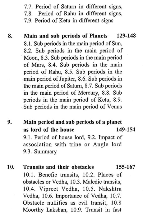 Secret of Planetary Periods and Transits - Retail Maharaj
