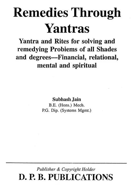Remedies through Yantras [English] - Retail Maharaj