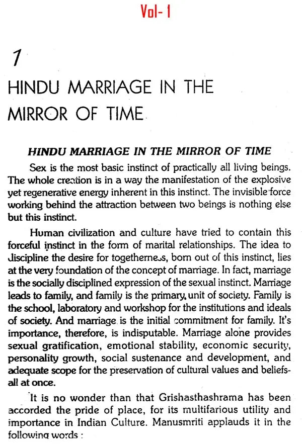 A Compendium Of Marriage Vol-I-II [Paperback] Mridula Trivedi, T. Prakash Trivedi - Retail Maharaj