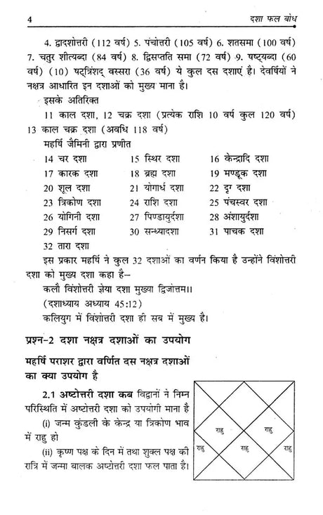 दशाफल बोध- Dasha Phal Bodh - Retail Maharaj