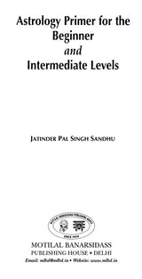 Astrology Primer [English] By Jatinder Pal Singh Sandhu - Retail Maharaj