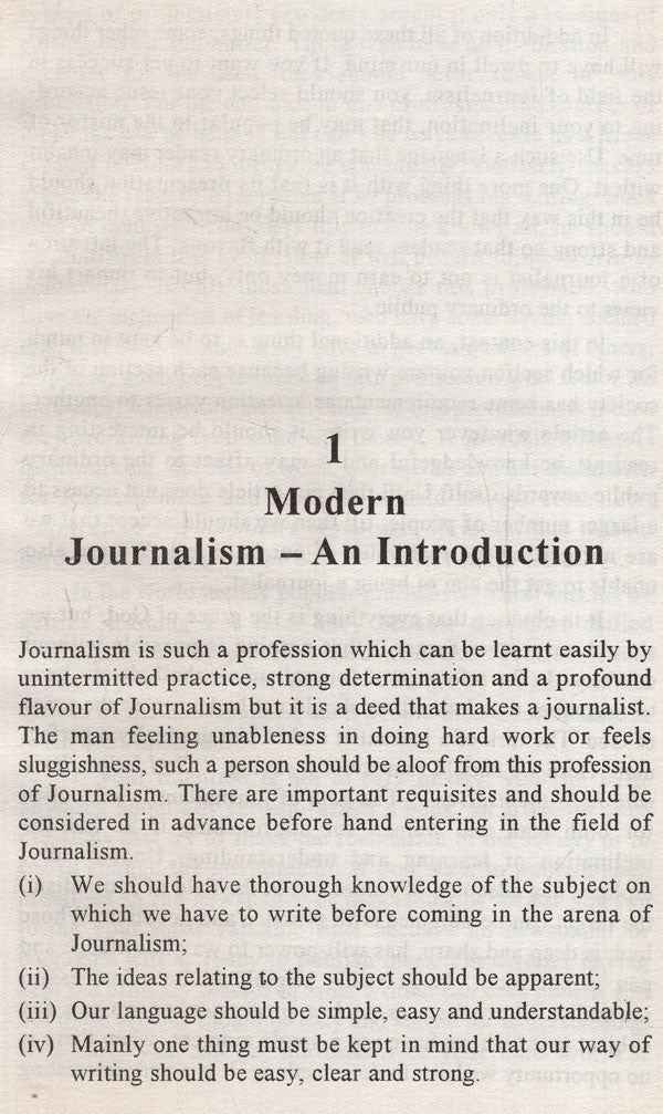 Modern Journalism and News Writing - Retail Maharaj