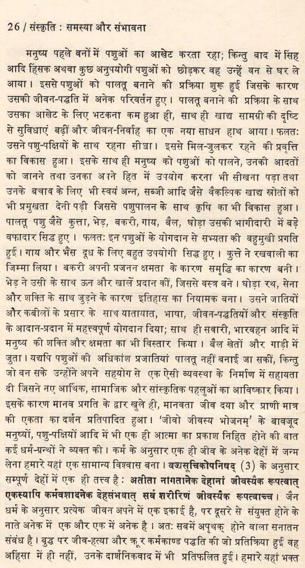संस्कृति : समस्या और संभावना: Culture: Problem and Prospect (An Old And Rare Book) - Retail Maharaj