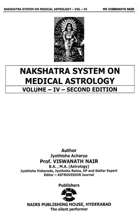Nakshatra System on Medical Astrology (Volume 4) [English] By MK Viswanath Nair - Retail Maharaj