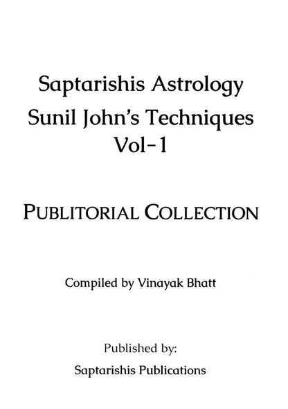 Saptarishis Astrology Sunil John&