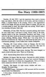 Goa Liberation Movement and Madhu Limaye - Retail Maharaj