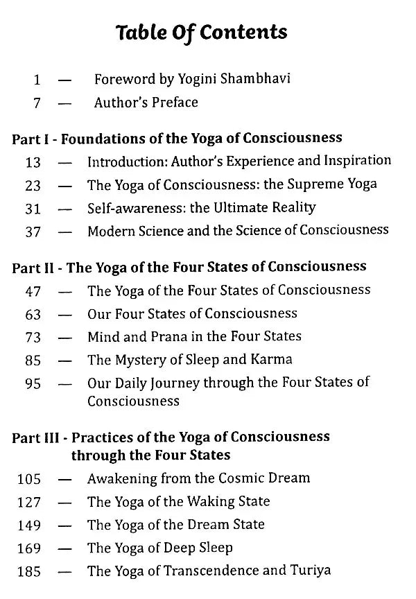 The Yoga of Consciousness From Waking, Dream and Deep Sleep to Self Realization [English] - Retail Maharaj