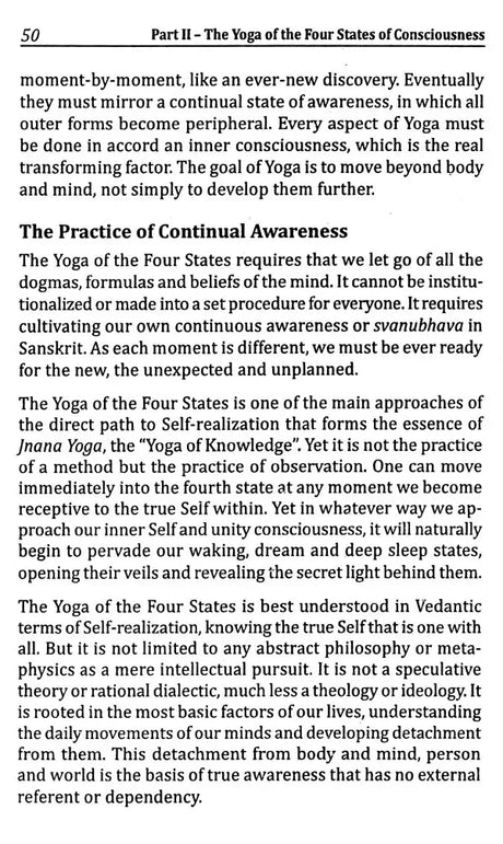 The Yoga of Consciousness From Waking, Dream and Deep Sleep to Self Realization [English] - Retail Maharaj