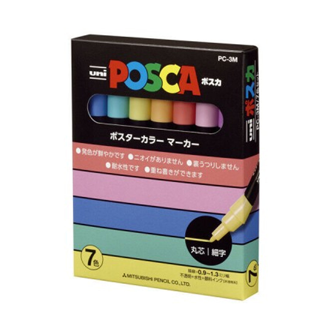 Uniball Posca Paint Marker Set Multi Surface Water Based Pigment Pens - Retail Maharaj